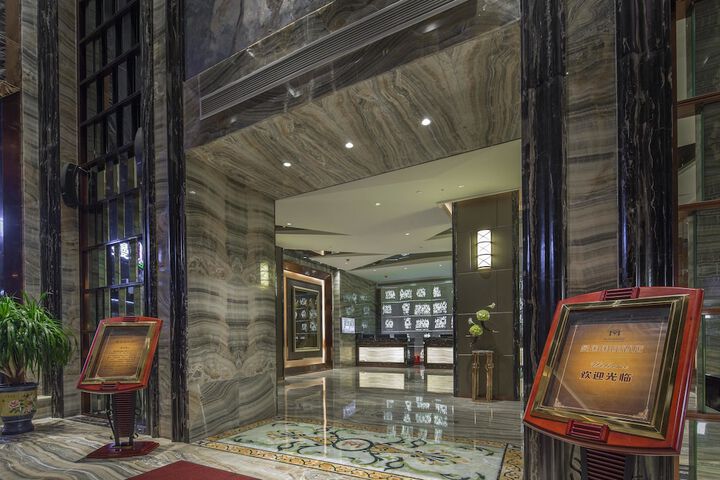 Interior entrance