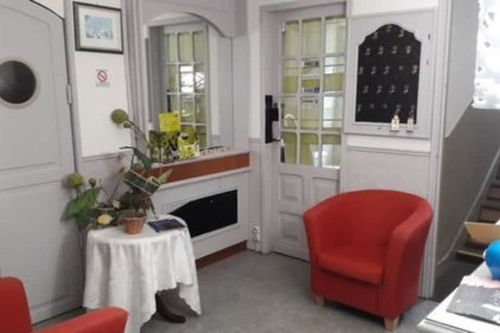 Interior entrance