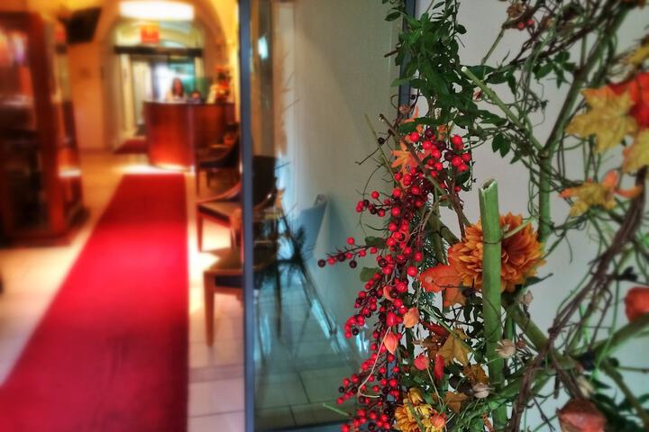 Interior entrance