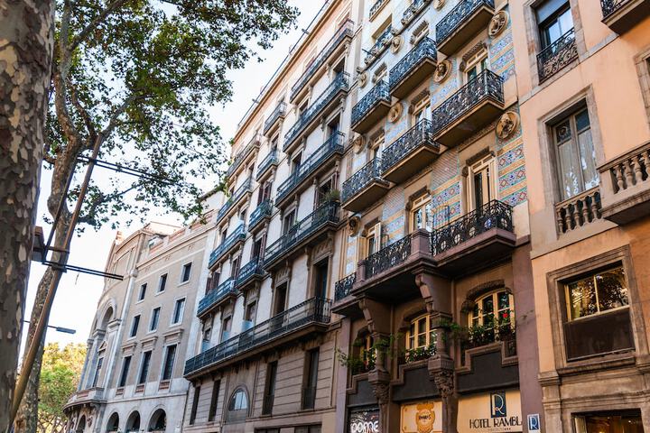 Ramblas Barcelona in Barcelona