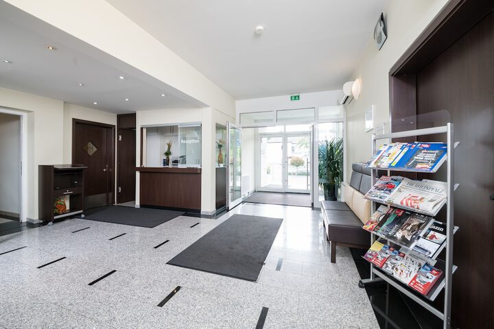 Interior entrance