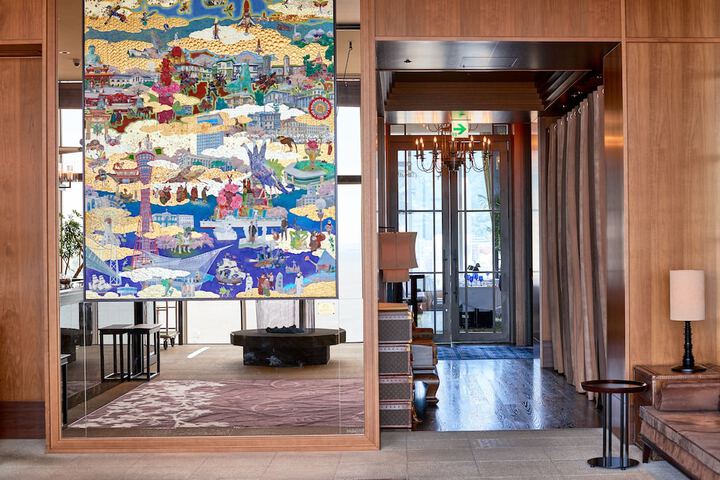 Interior entrance