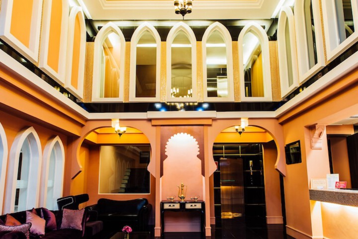 Interior entrance