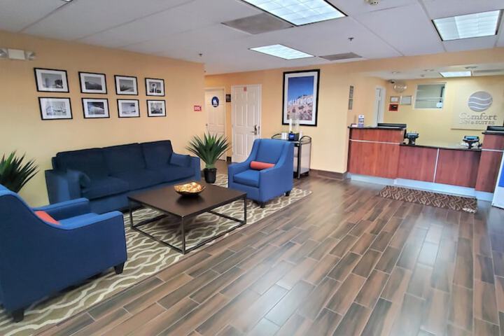 Lobby sitting area