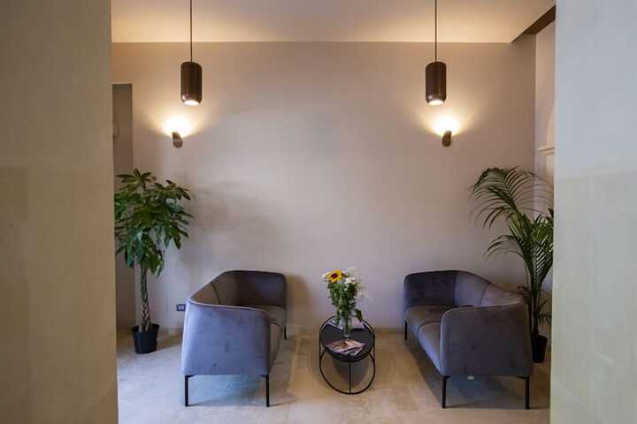 Lobby sitting area