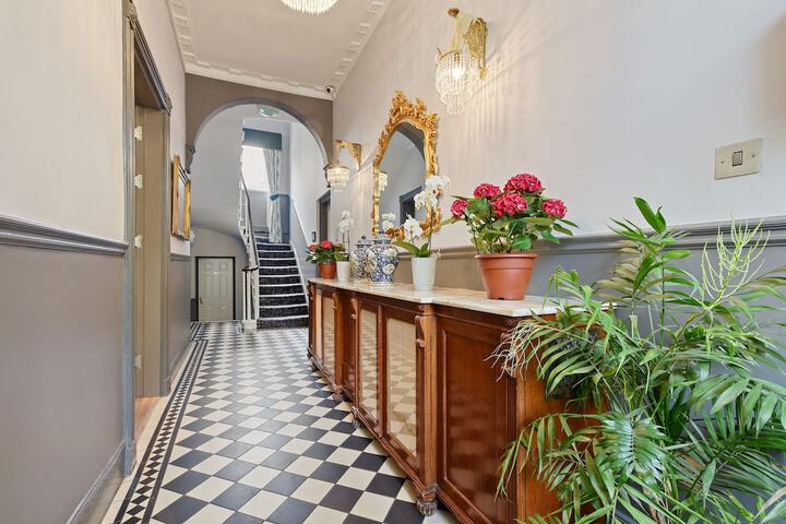Interior entrance