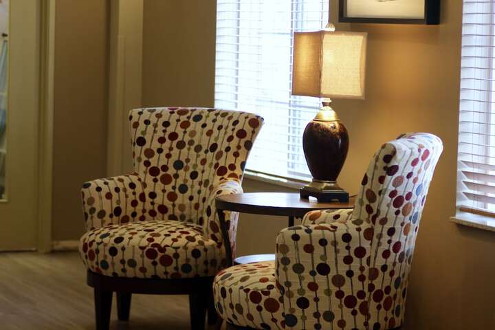 Lobby sitting area