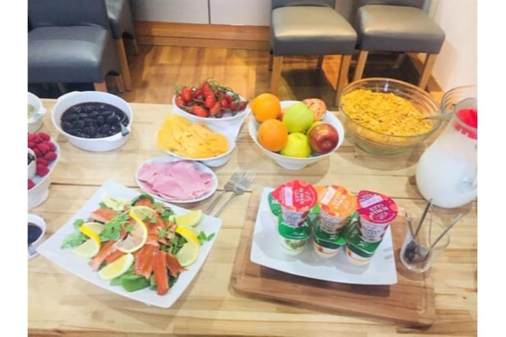 Breakfast buffet