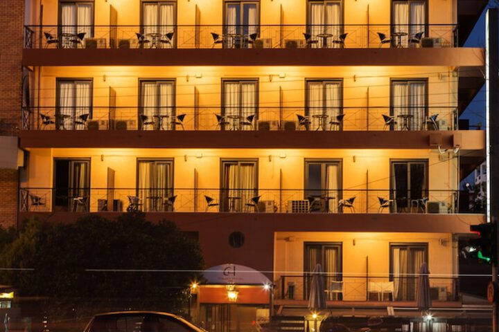 Front of property - evening/night