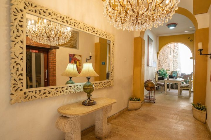 Interior entrance