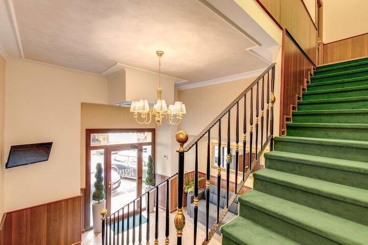 Interior entrance