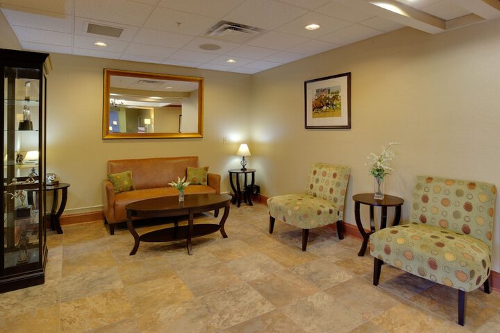 Lobby sitting area