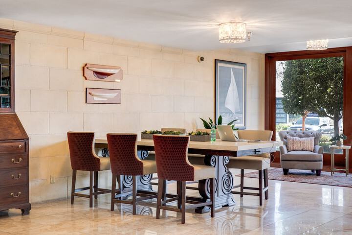 Lobby sitting area
