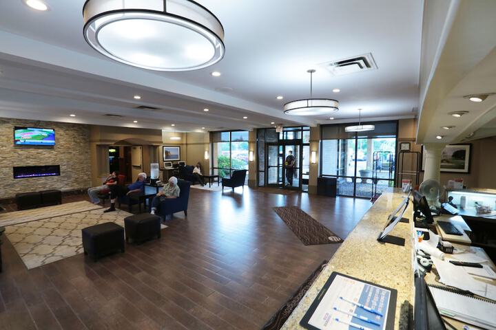 Lobby sitting area