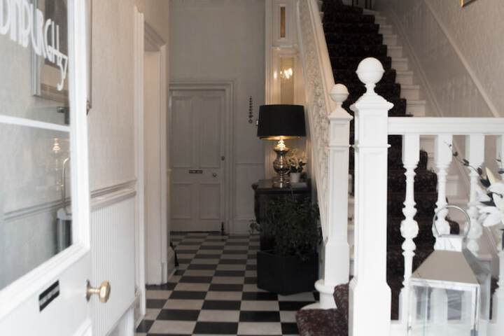 Interior entrance