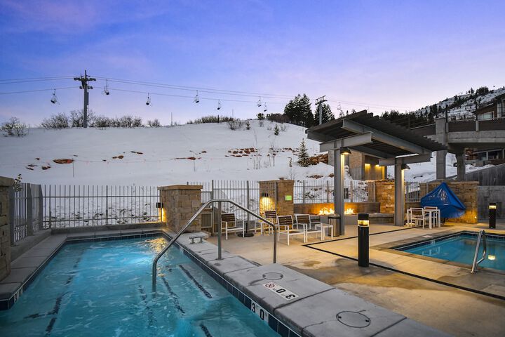 Swimming pool at Apex at Park City a Vail Resorts Property