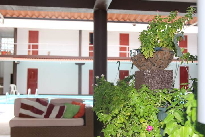 Interior entrance