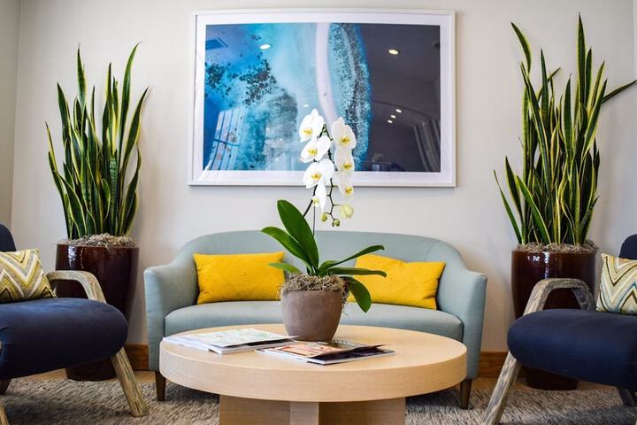 Lobby sitting area