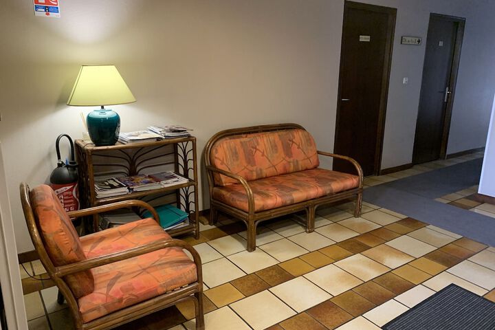Lobby sitting area