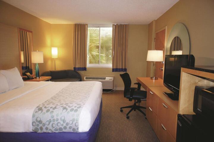 1 King Bed Mobility or Hearing Accessible Room Bathtub with Grab Bars (15 of 15)