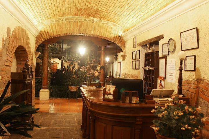 Interior entrance
