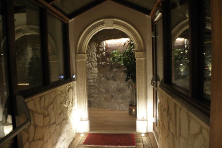 Interior entrance