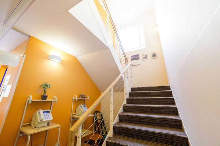 Interior entrance