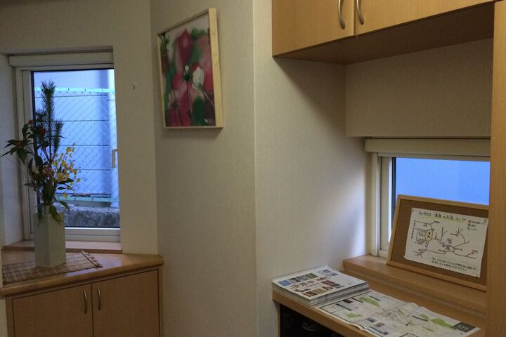 Interior entrance