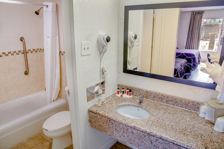 2 Double Bed Deluxe Mobility Accessible Bathtub with Grab Bars (10 of 13)