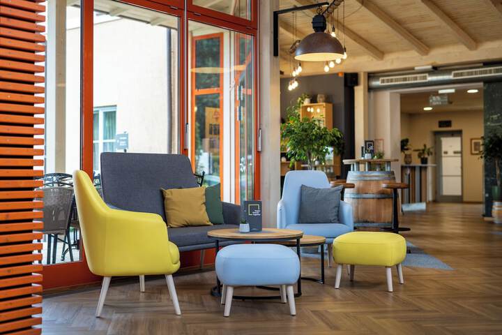 Lobby sitting area