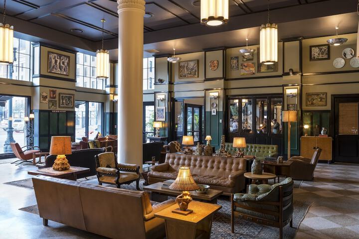Lobby sitting area