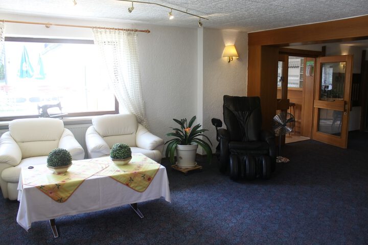 Lobby sitting area