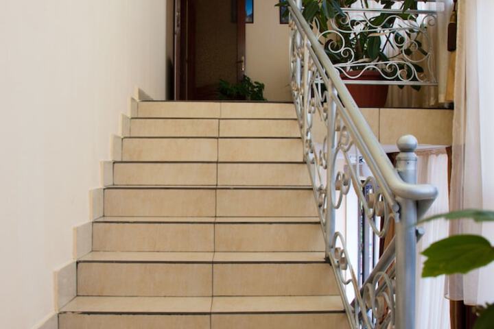 Interior entrance