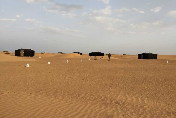 Night Desert Camp in Taouz