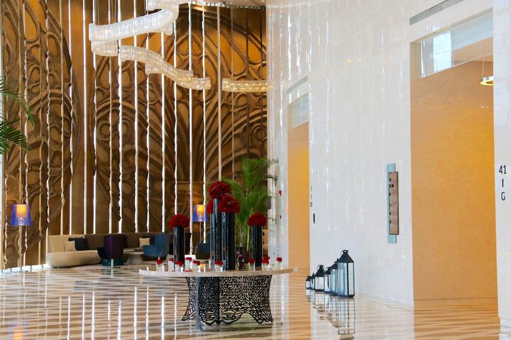 Interior entrance
