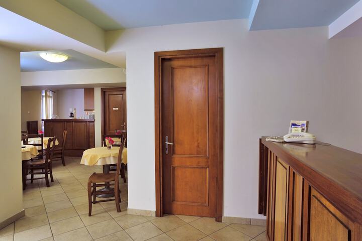 Interior entrance