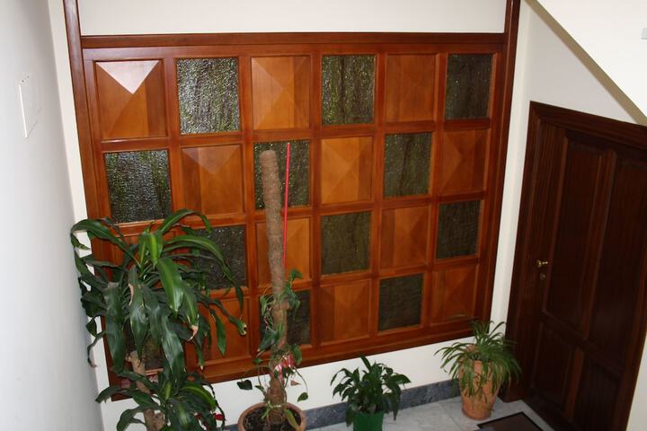 Interior entrance