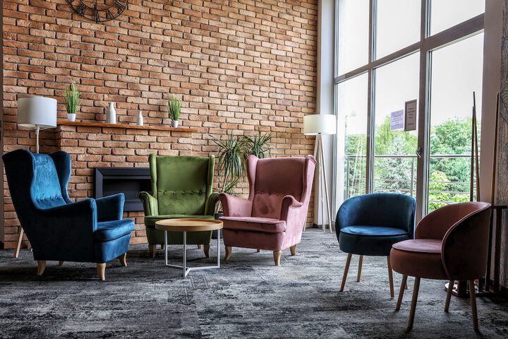Lobby sitting area