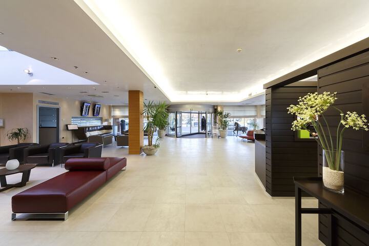 Interior entrance