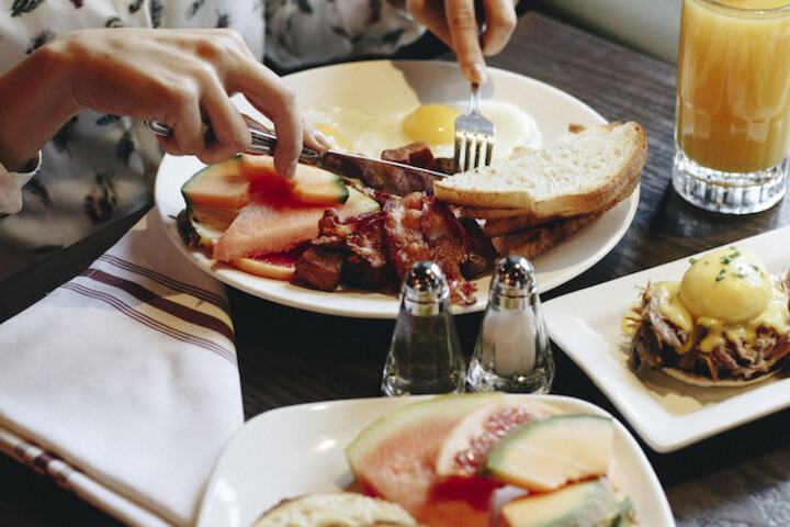 Breakfast buffet