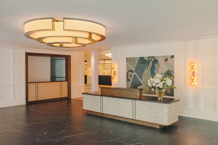 Interior entrance