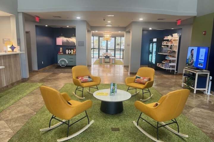 Lobby sitting area
