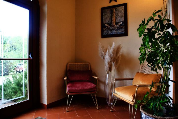 Interior entrance