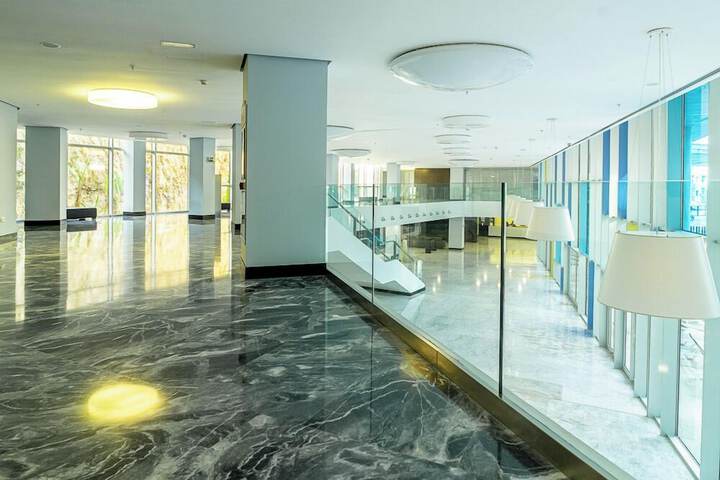 Interior entrance