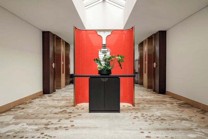 Interior entrance
