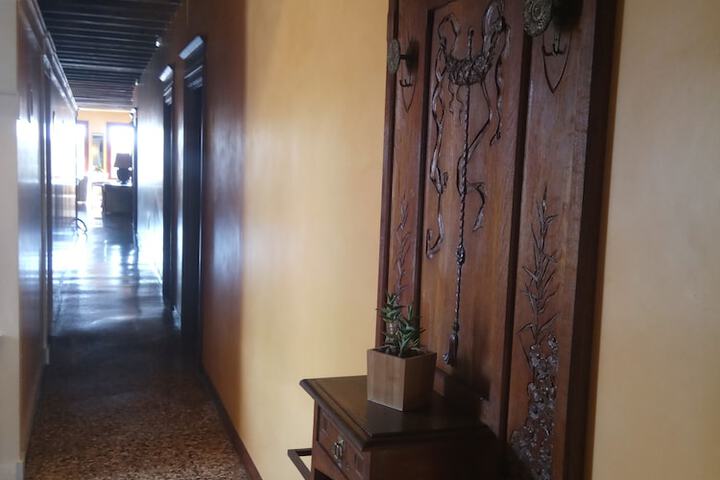 Interior entrance