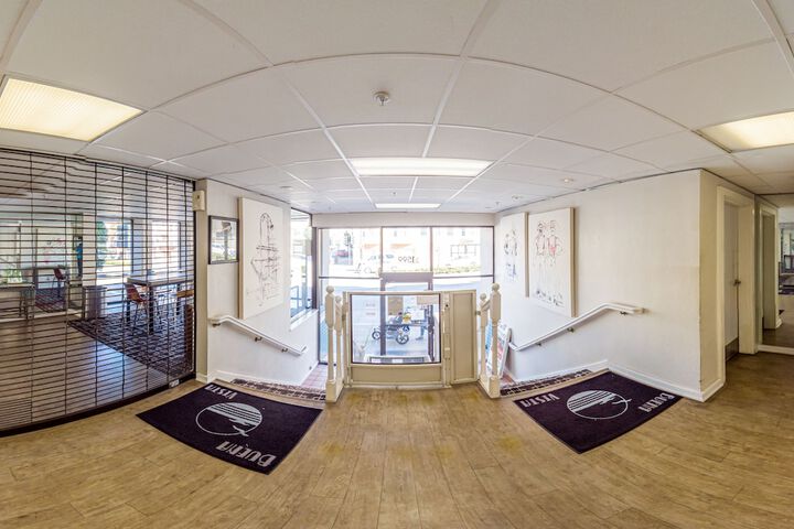 Interior entrance