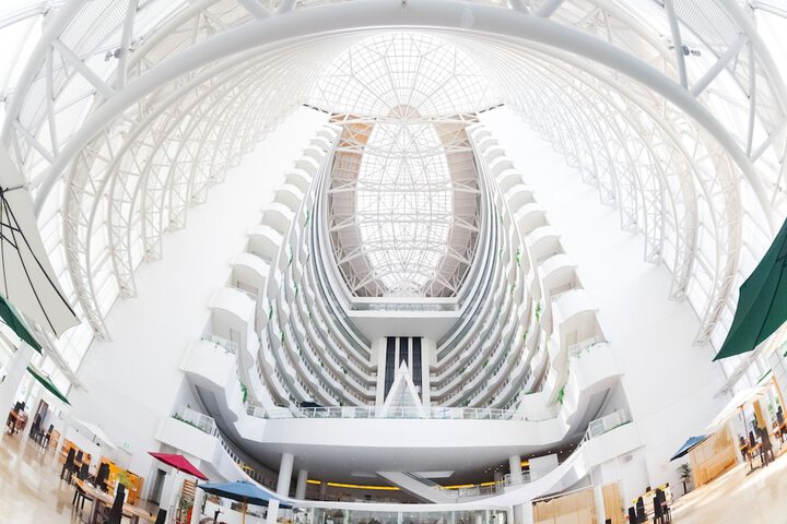 Interior entrance