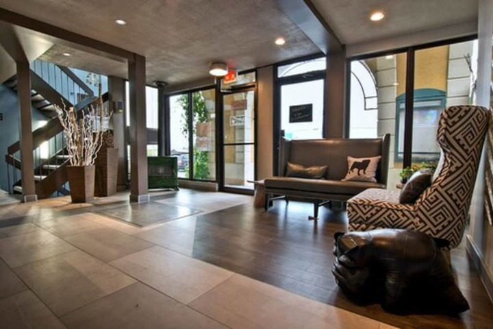 Interior entrance