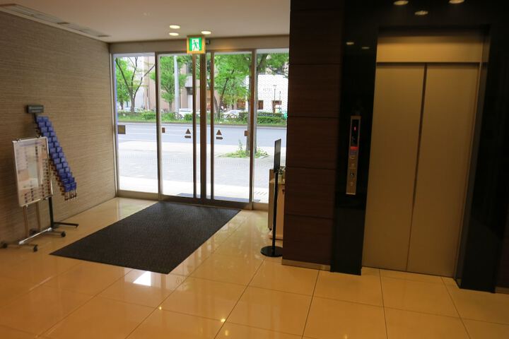 Interior entrance